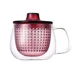 Kinto - UniMug Tasse mit Teefilter 350 ml rot 