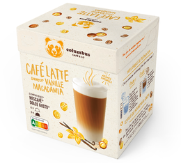 12 Nescafe* Dolce Gusto* kompatible Kapseln Vanille-Macadamia Latte – Columbus