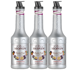 Monin Fruchtpüree Passionsfrucht für Geschäftskunden - 3 x 1 L