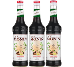 Monin Sirup für Geschäftskunden Chai Tee 0,7 L x 3