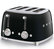Smeg - 4-Scheiben Toaster - schwarz