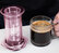 Reisekaffeemaschine Aeropress Clear pink
