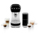 Espressomaschine SMEG ECF00BLEU + Milchaufschäumer MFF02BLEU Schwarz - ECF12BLEU