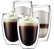 Bodum Pavina Glas doppelwandig 350ml/450 ml x 4