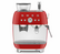 Smeg Espressomaschine EGF03RDEU rot mit Kaffeemühle